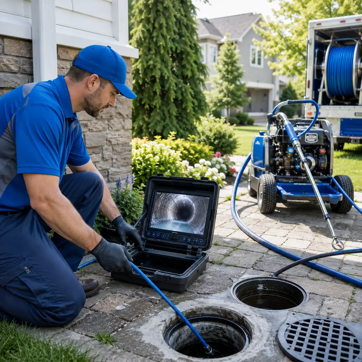 Outdoor drain cleaning professionals serving Ladora, IA